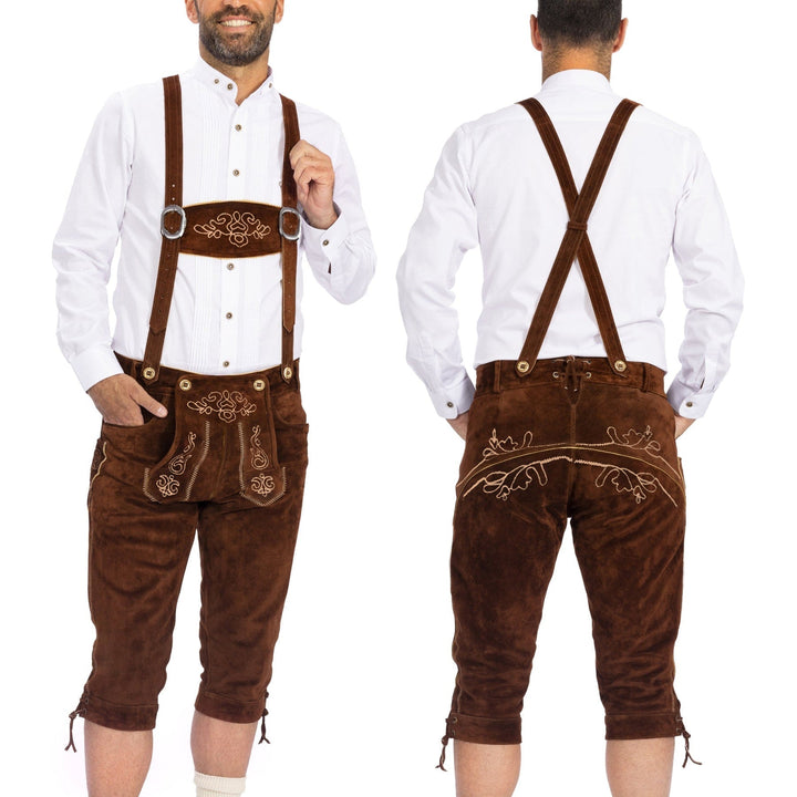Levoire | Costume Traditionnel Bavarois En Cuir Lederhosen 2XL
