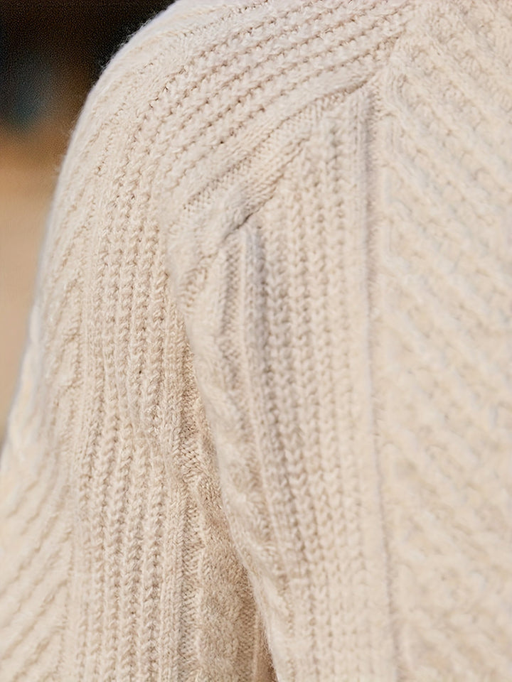 Levoire | Pullover De Golf Tricoté Rétro