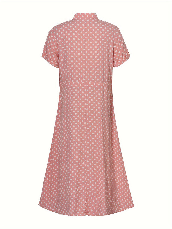Levoire | Polka Dot Print V-cou robe femme