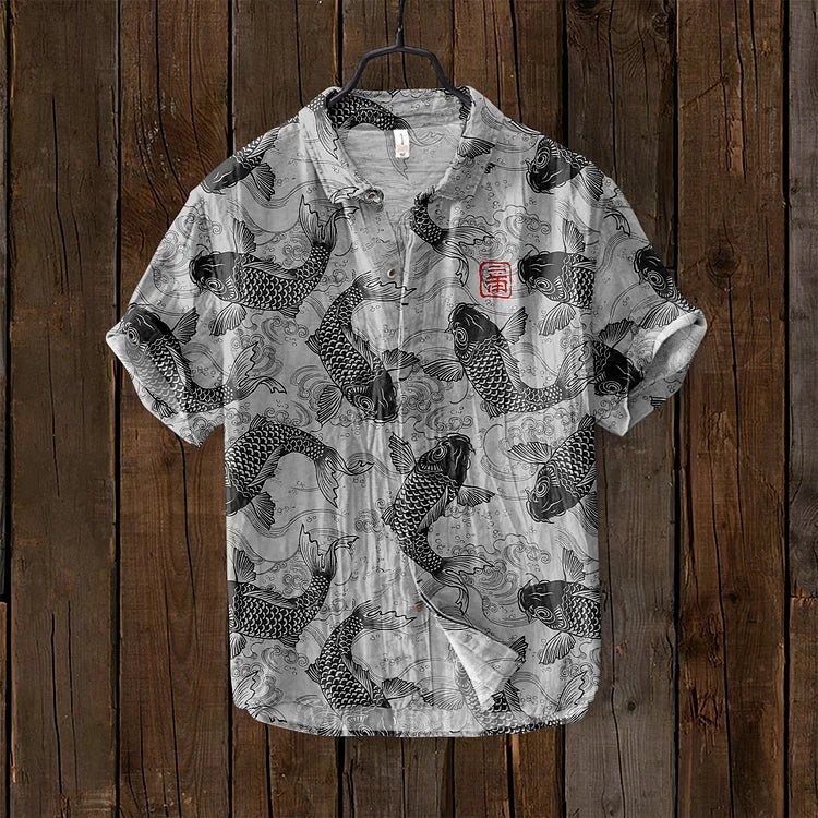 Levoire | Pêche Art Chemise Noir