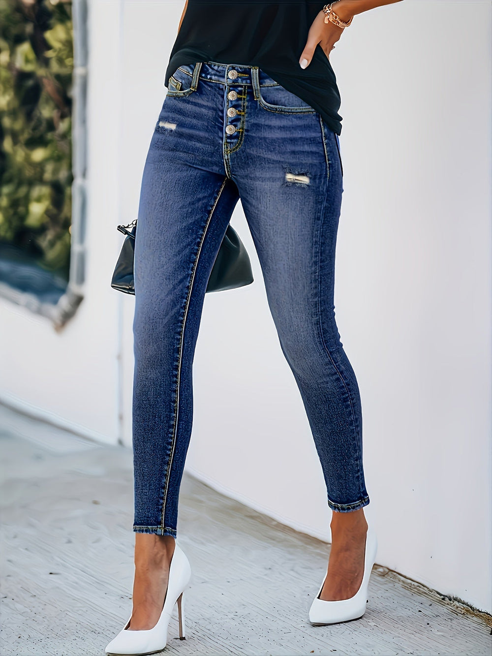 Levoire | Jean Skinny Stretch Déchiré