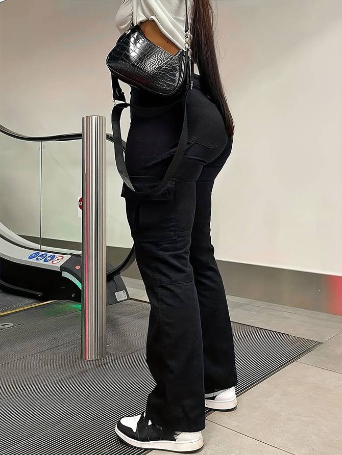 Levoire | Pantalon Cargo À Taille Haute