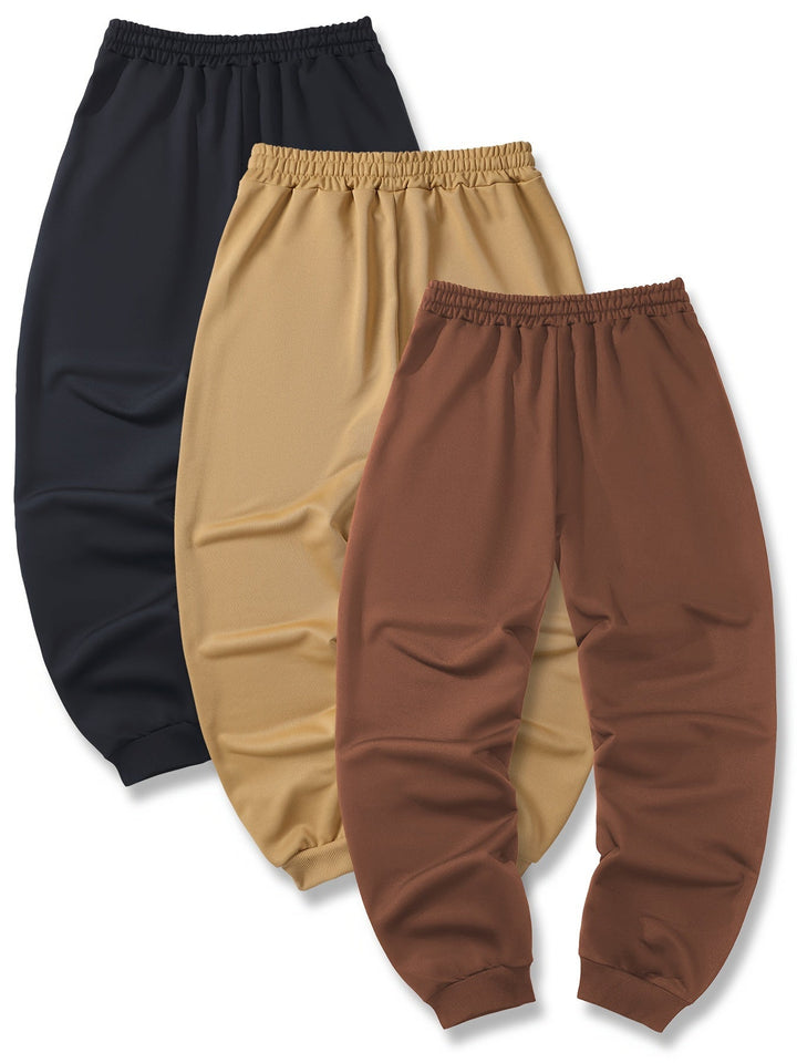 Levoire | Pantalons Regular Fit Sans Mélange Avec Élastique Et Poches