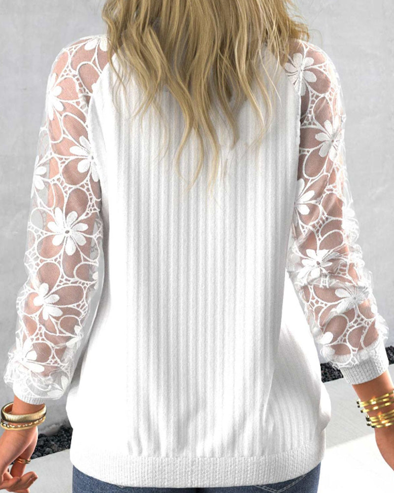 Levoire | Pull à manches transparentes