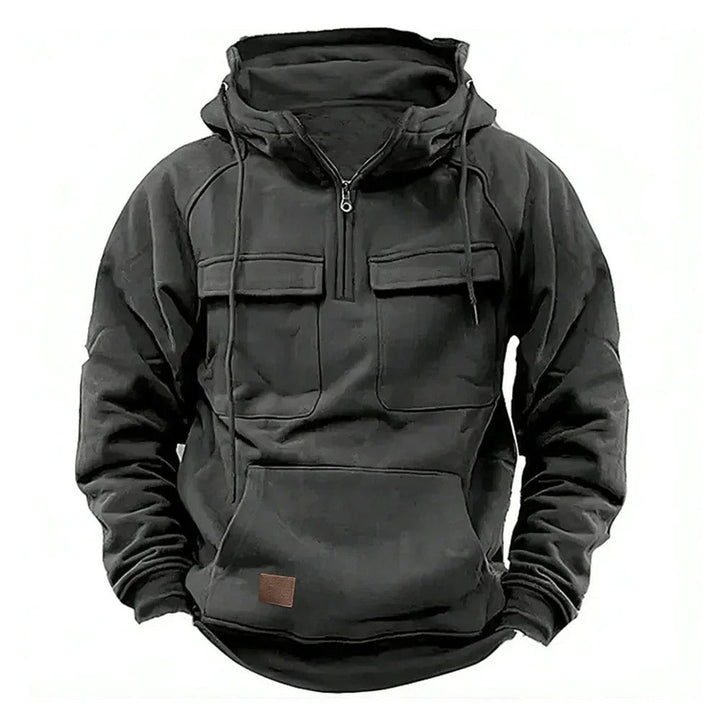 Levoire | Pull à capuche tactique robuste Gris
