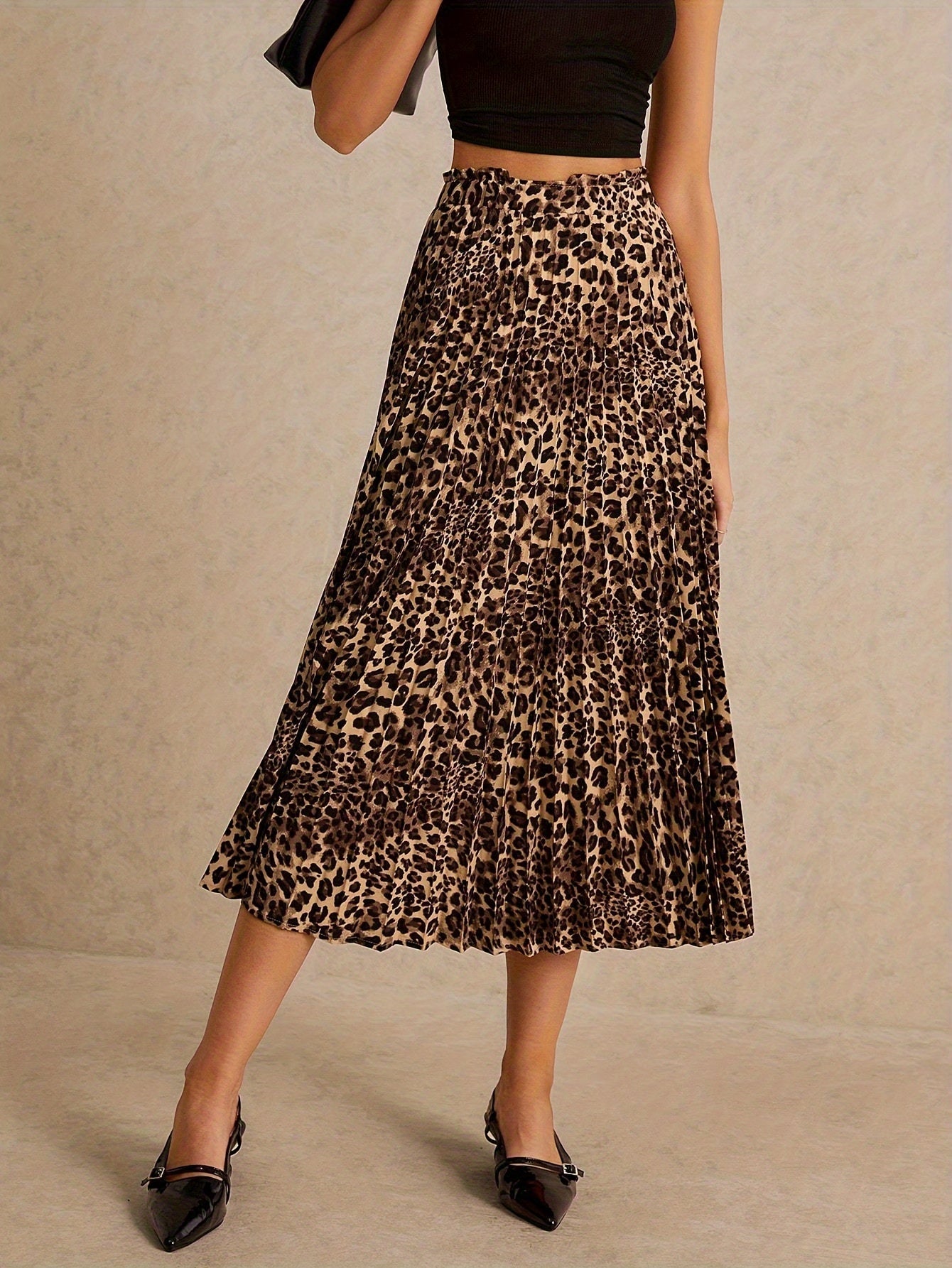 Levoire | Jupes Plissées En Motif Leobardi Élégantes