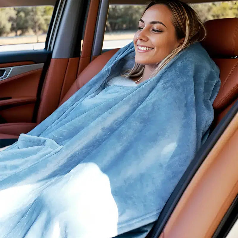 Levoire | Confort Ultime Coussin Couverture avec Grande Poche