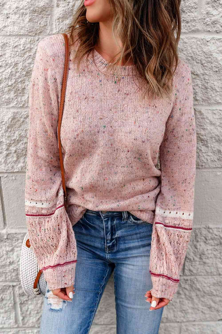 Levoire | Pull D’Hiver À Rayures Subtiles