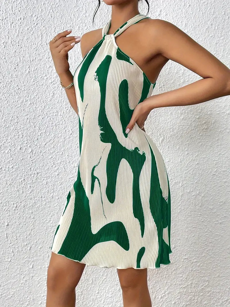Levoire | Robe Sans Manches Avec Impression Allover