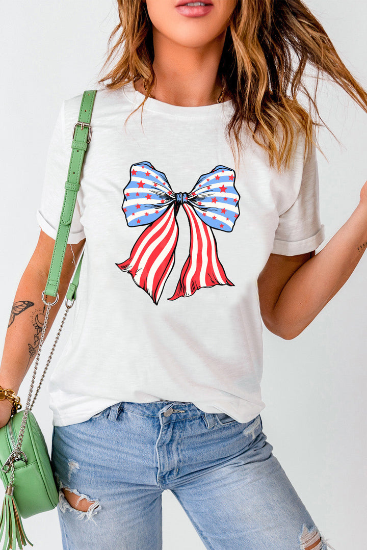 Levoire | Arc Graphique Col Rond T-shirt à Manches Courtes
