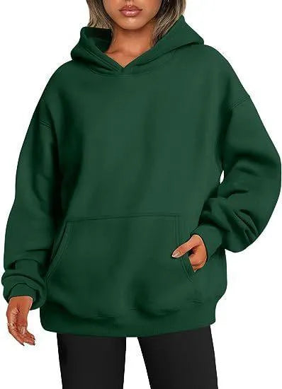 Levoire | Sweat à capuche pour femmes avec poches Vert
