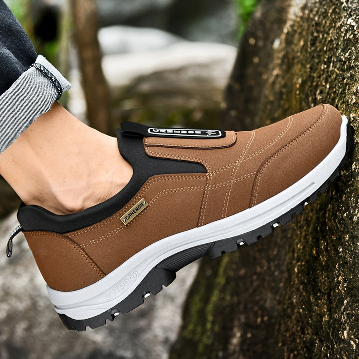 Levoire | Baskets De Randonnée Sportives Sans Lacets Pour Hommes Marron clair