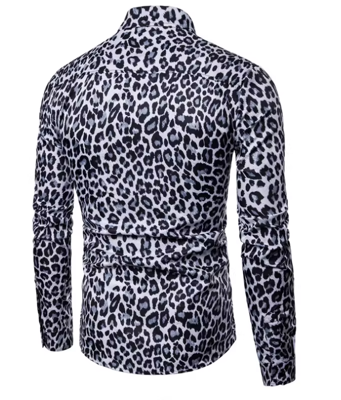 Levoire | Chemise Léopard Manches Longues Homme