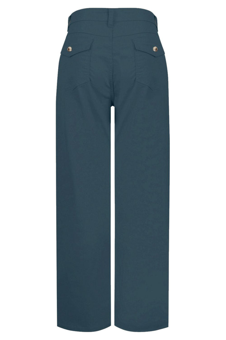Levoire | Jean Taille Haute Avec Poches Classiques, Élégant Et Polyvalent
