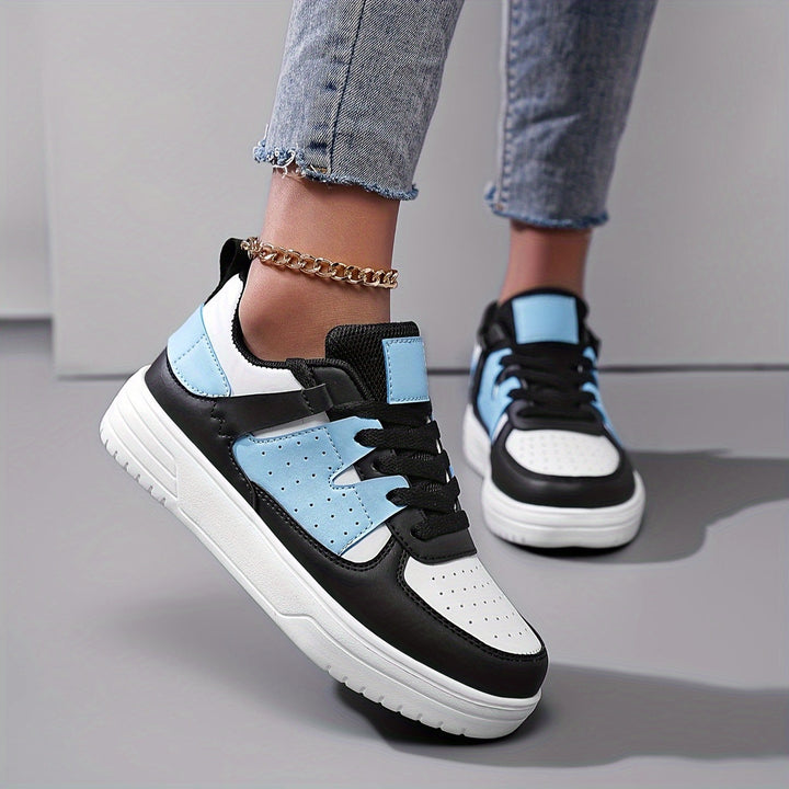 Levoire | Baskets Femmes Rentot Avec Bloc De Couleurs Et Semelle Souple Robe noire