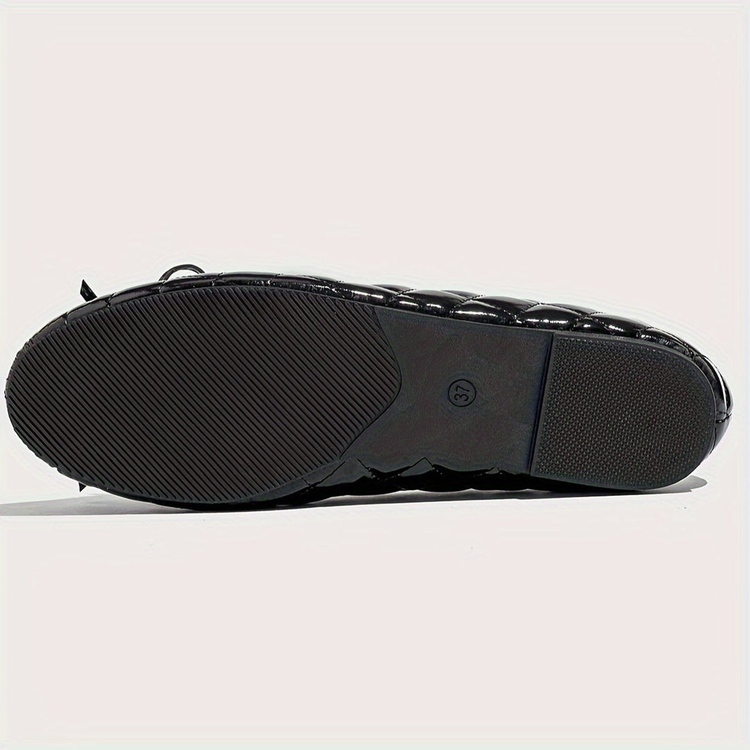 Levoire | Ballerines Diamant Brillantes Noires