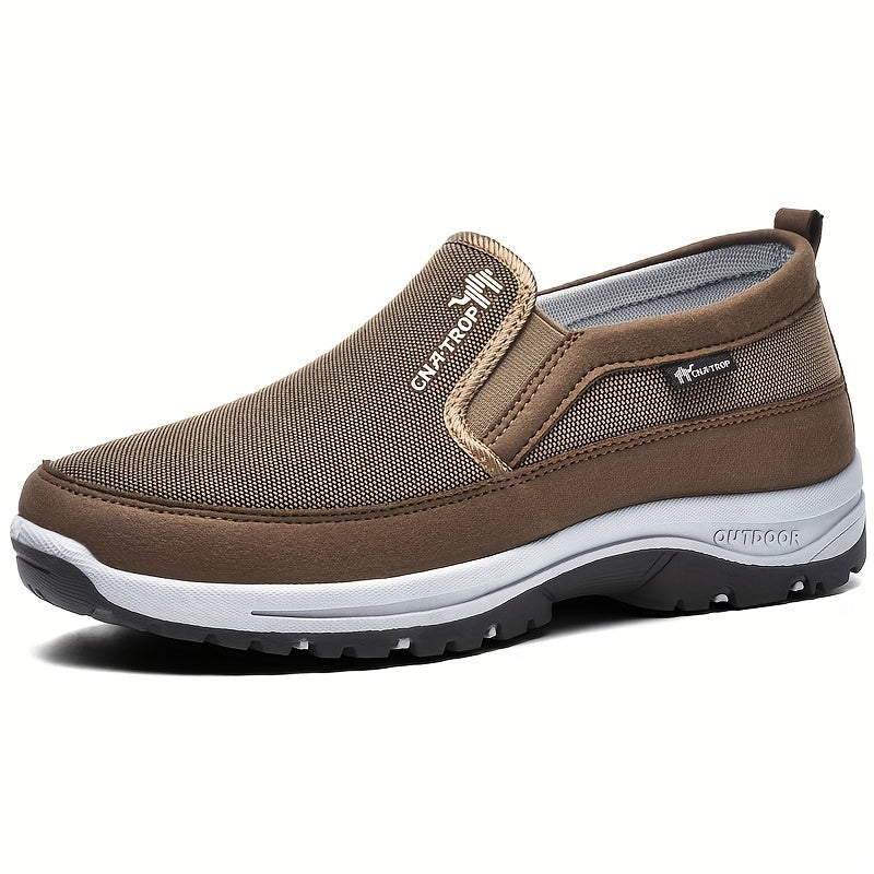 Levoire | Chaussure Bateau Slip On Pour Hommes Respirante Et Confortable Couleur café