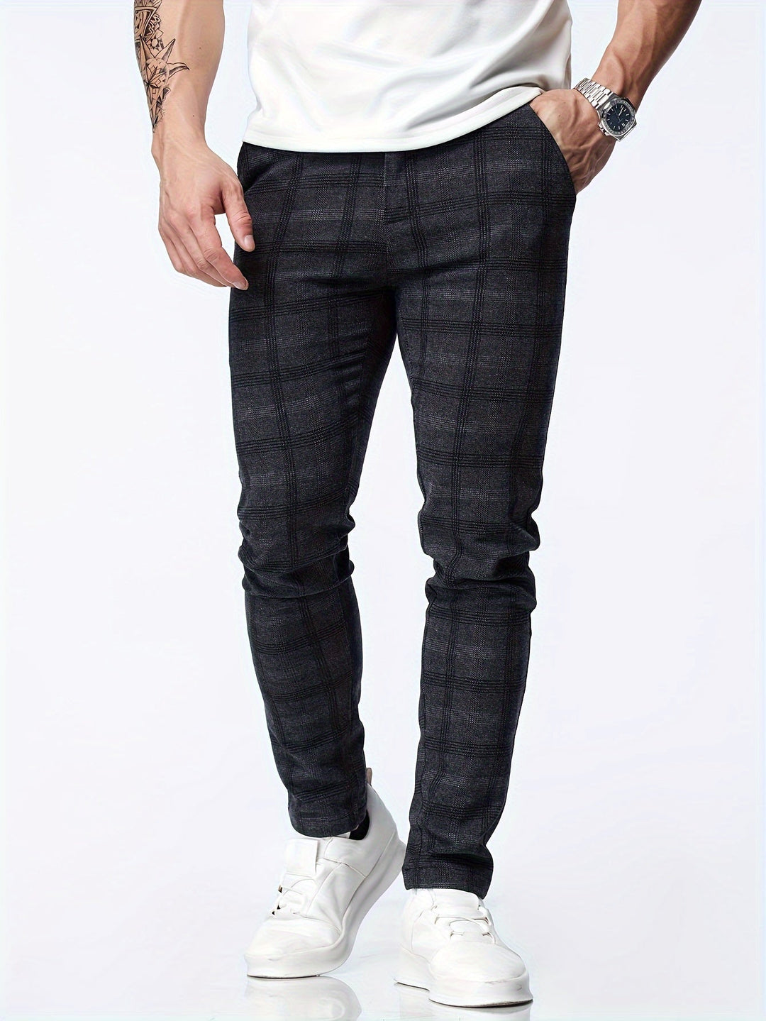 Levoire | Pantalon Slim Fit Relaxant Rayé