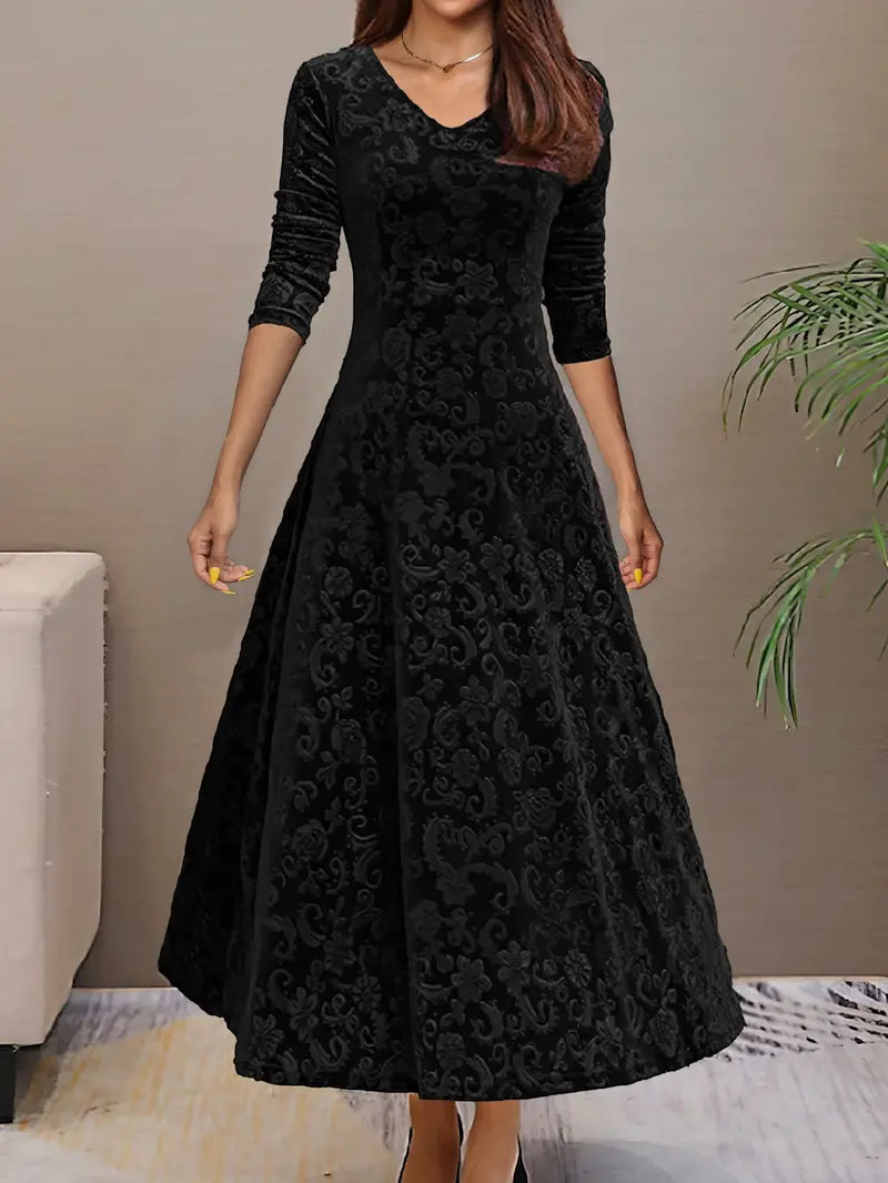 Levoire - Robe évasée élégante Noir