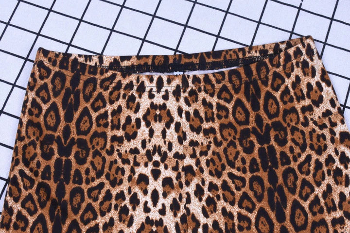 Levoire | Pantalon Évasé Animal Un Pantalon Élégant Et Sexy