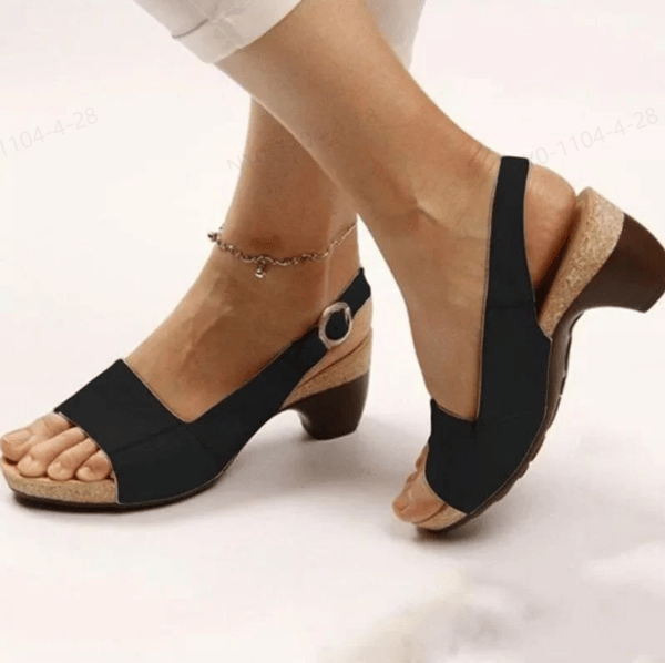 Levoire | Chaussures Orthopédiques Confortables pour Femmes Noir