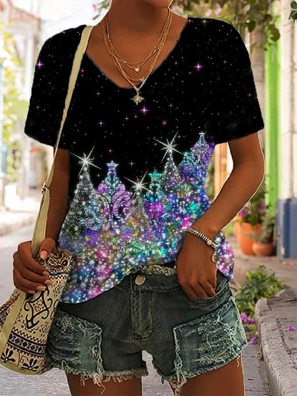 Levoire | T-shirt col V Noir