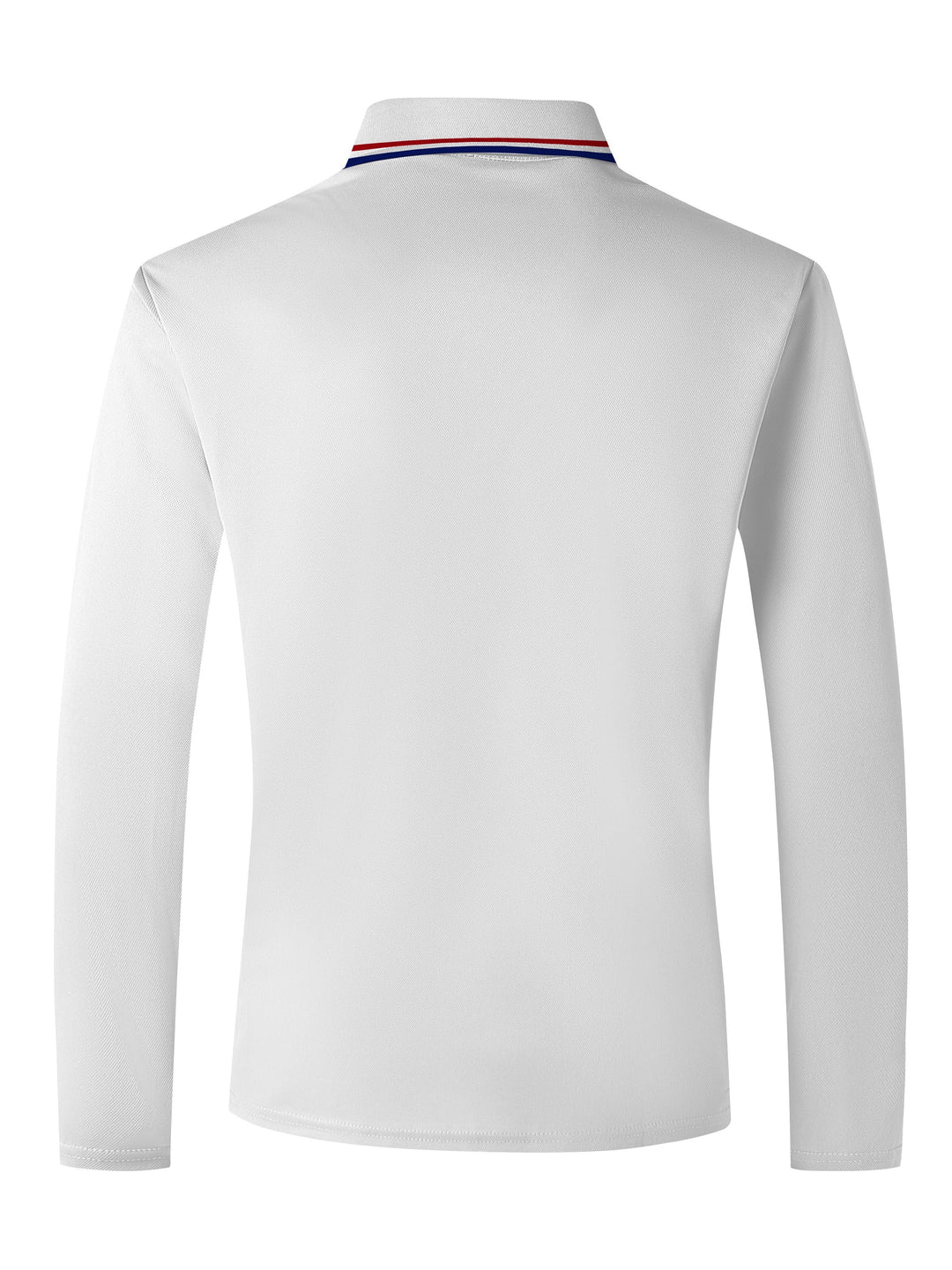 Levoire | Polo À Manches Longues Pour Hommes Blanc
