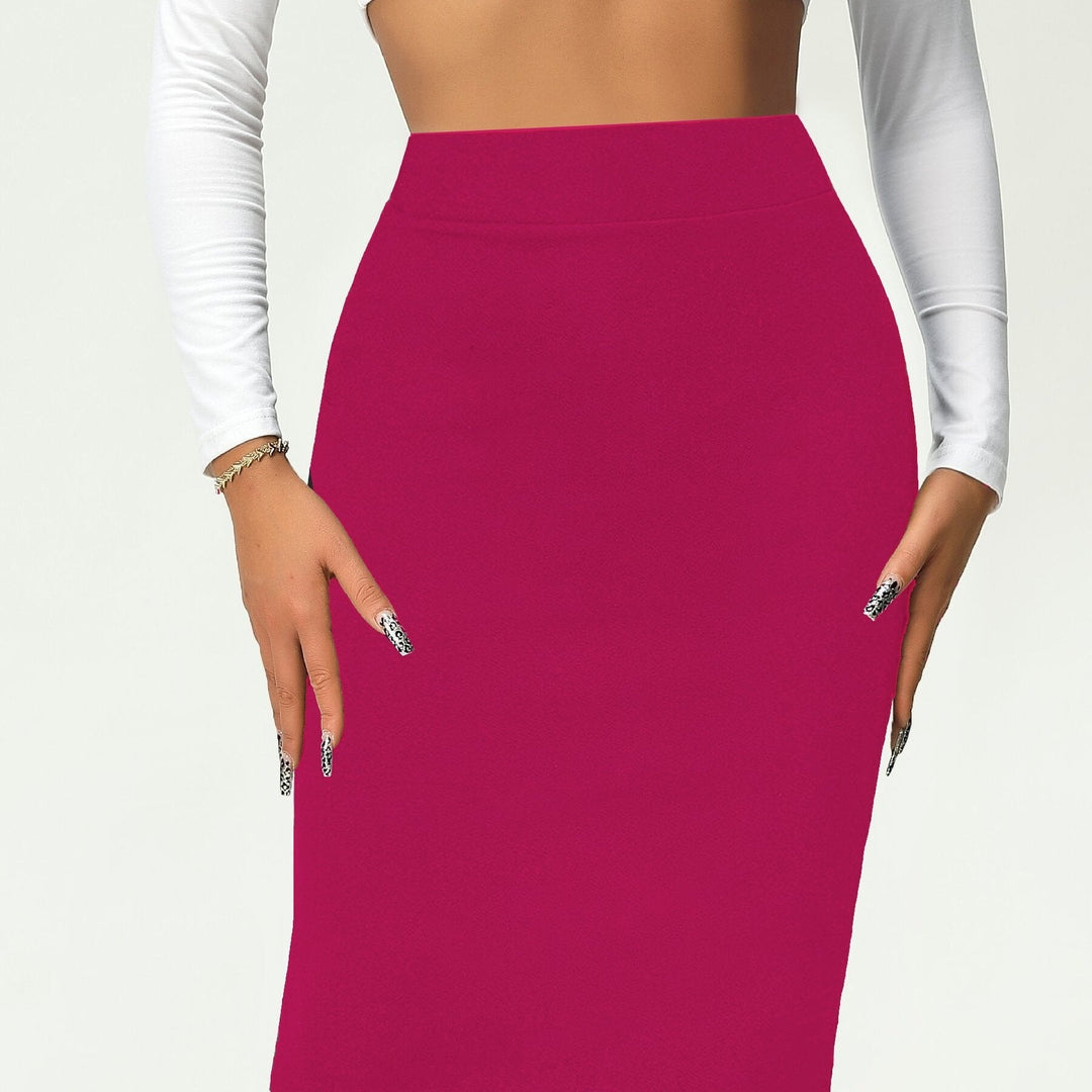 Levoire | Jupe Courte Unie À Taille Haute