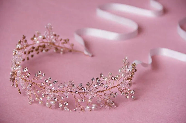 Levoire | Chapeau de coiffure de mariage fait à la main Or