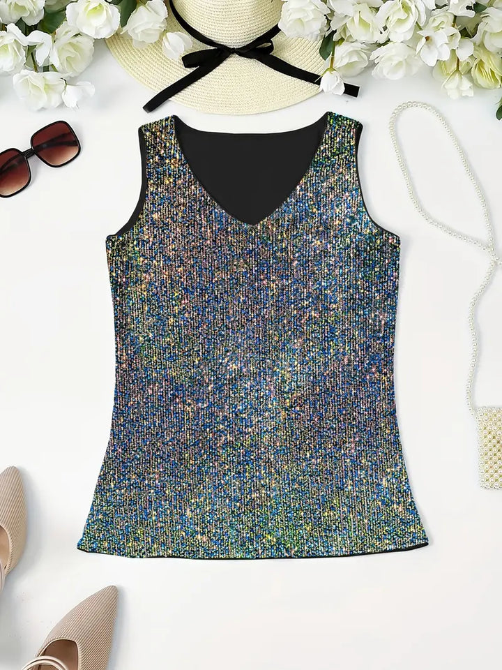 Levoire | Haut De Maillot Sans Manches Avec Des Paillettes