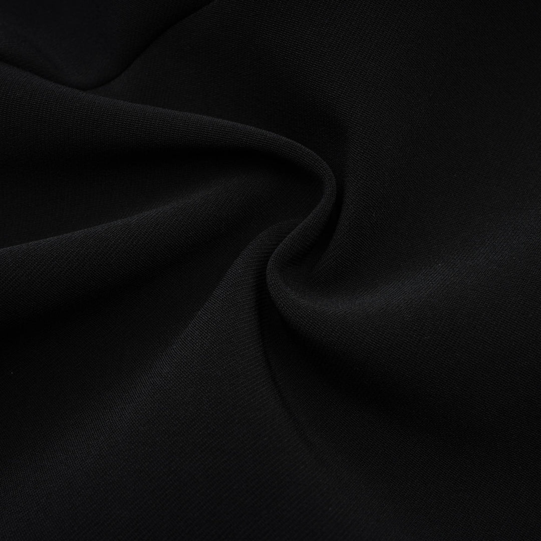 Levoire | Robe Mini Noire Opaque Avec Cristaux