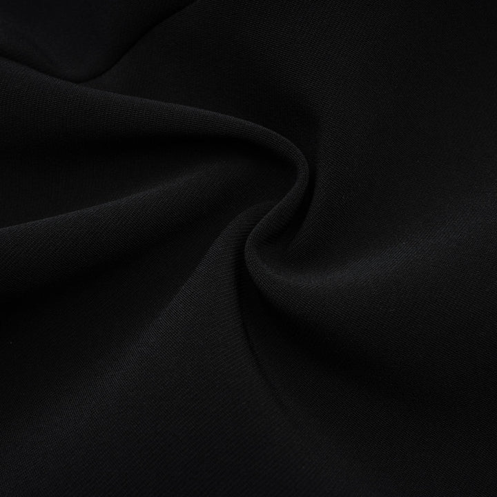 Levoire | Robe Mini Noire Opaque Avec Cristaux