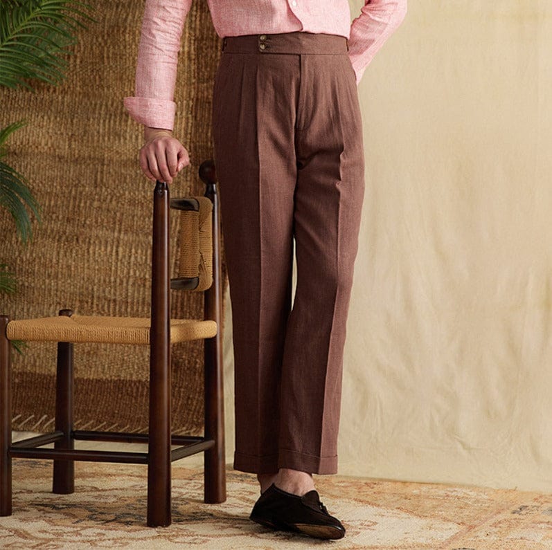 Levoire | Pantalon En Lin Coupe Décontractée Pour Les Journées Chaudes