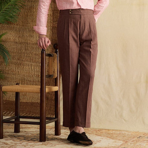 Levoire | Pantalon En Lin Coupe Décontractée Pour Les Journées Chaudes