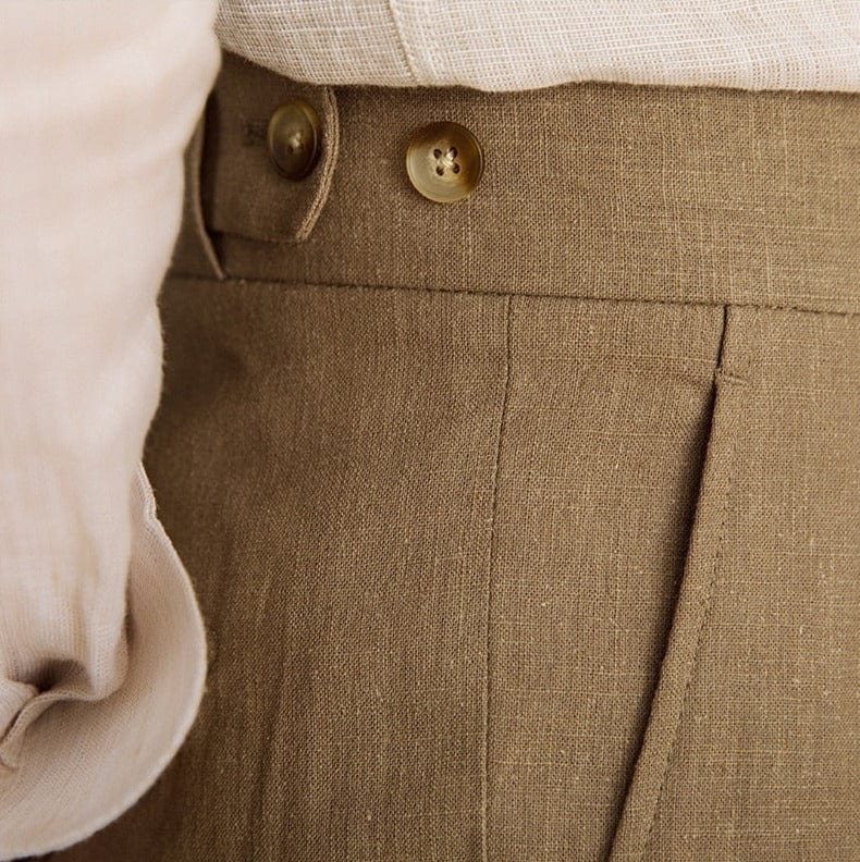 Levoire | Pantalon En Lin Coupe Décontractée Pour Les Journées Chaudes