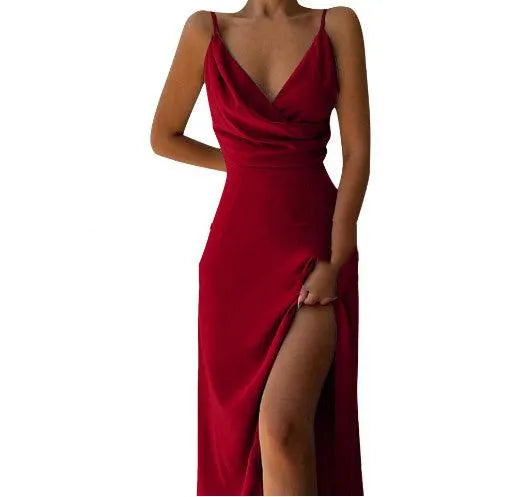 Levoire | Robe à encolure plongeante et imprimé 9Couleur