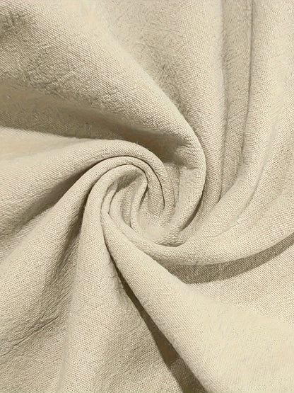 Levoire | Loisirs Coton Lin Pantalons Couleur Unie