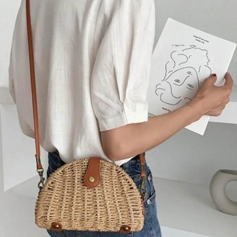 Levoire | Vintage En Paille Demi-Ronde