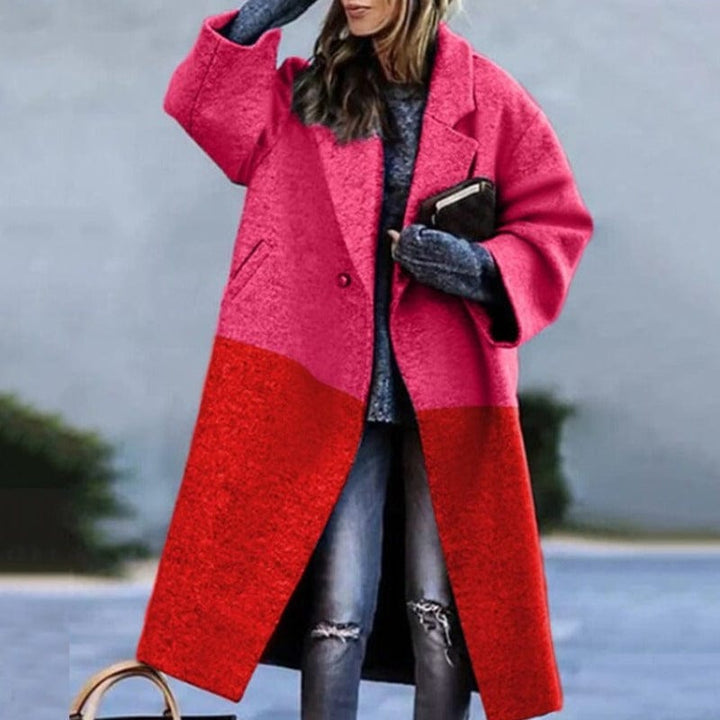 Levoire | Veste À Carreaux Élégante Avec Impression Rot