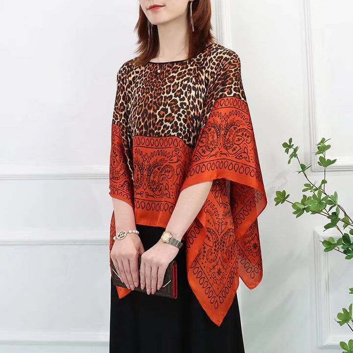 Levoire | Uv Kimono Bikini Couverture Oranger Leopardi
