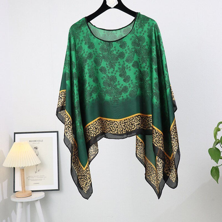 Levoire | Uv Kimono Bikini Couverture léopard vert