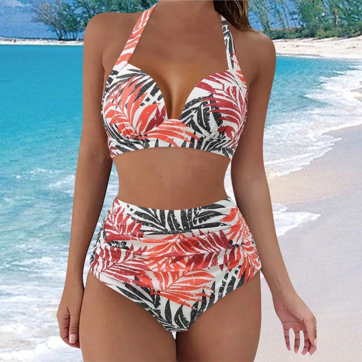 Levoire | Maillot De Bain À Motifs Pastèque Rouge