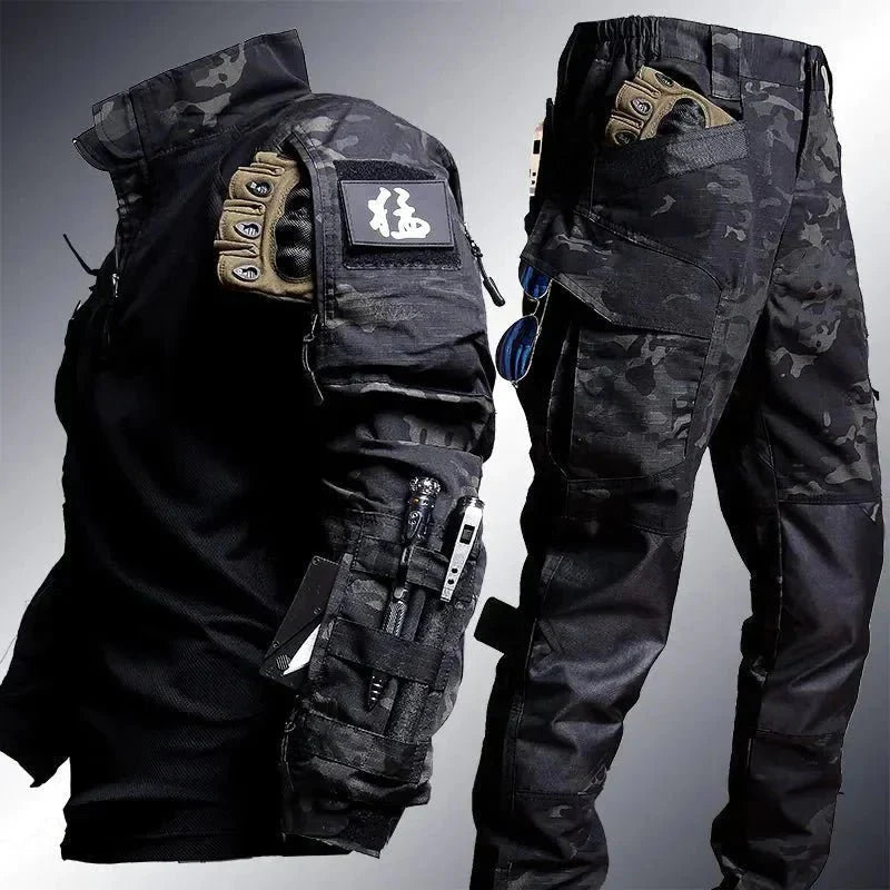 Levoire | Costume Militaire À Deux Pièces Noir