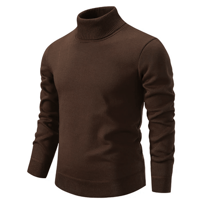 Levoire | Pull Col Roulé Doux Homme Braun