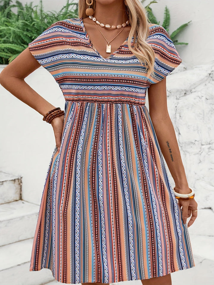 Levoire | Robe De Style Boho Rayée
