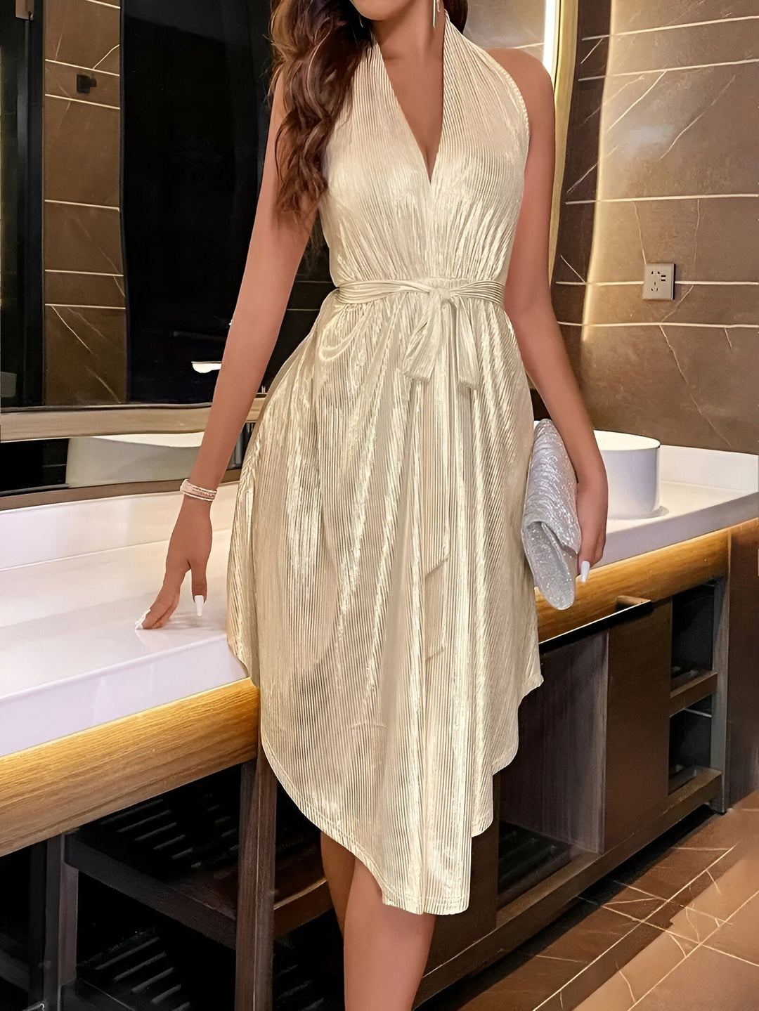 Levoire | Robe T-Shirt À Encolure En V