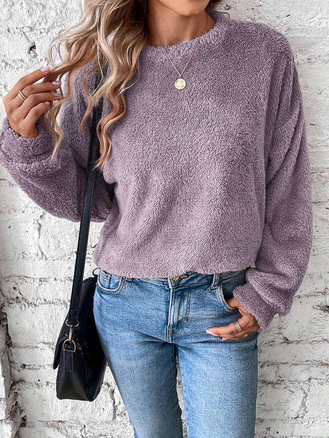 Levoire | Pull Teddy Lilas