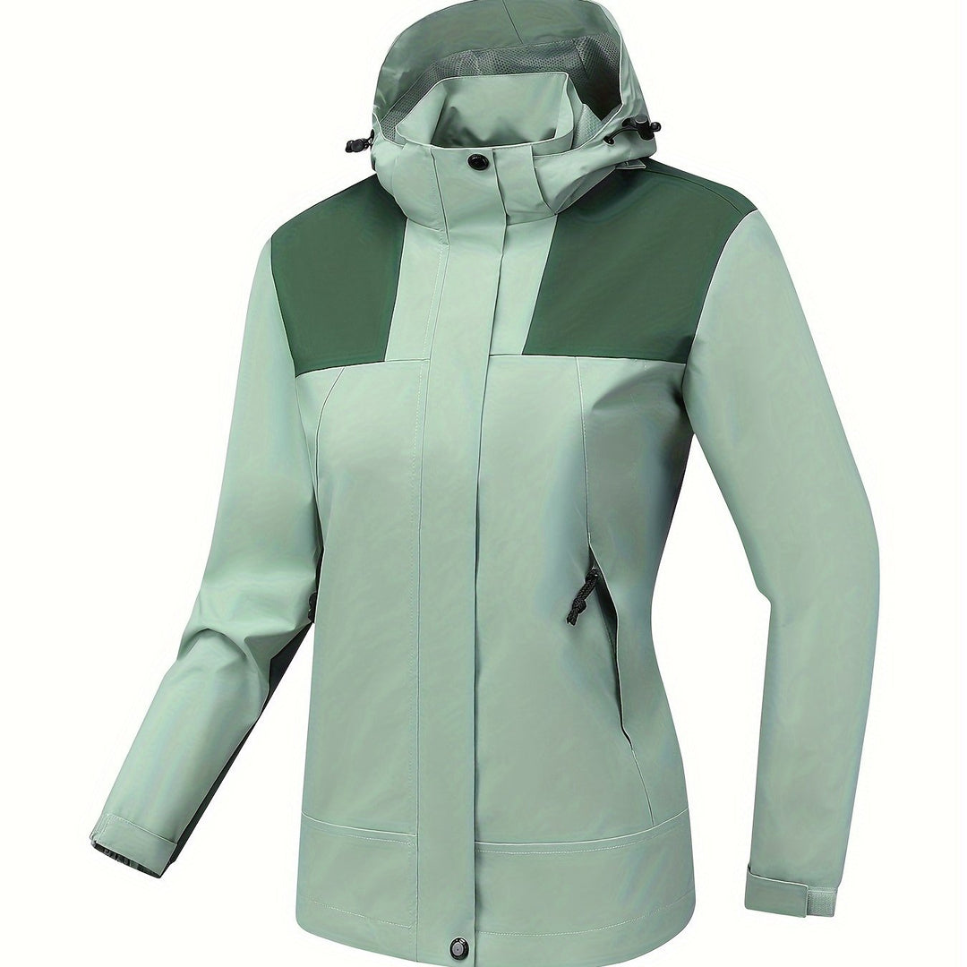Levoire | Veste De Randonnée Imperméable Pour Femmes Avec Capuche Légumes