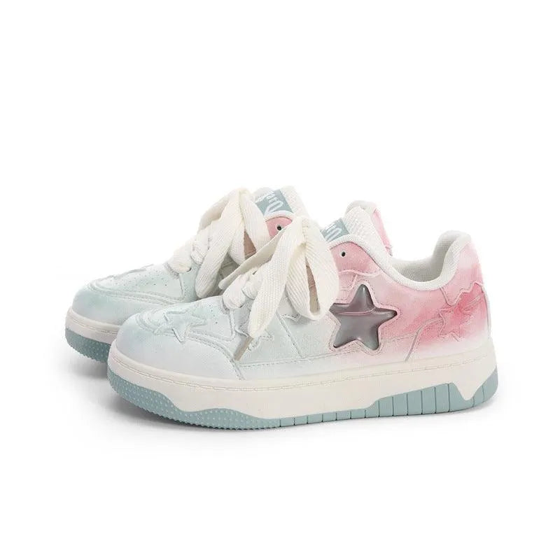 Levoire | Baskets pour femmes avec des variations de couleurs Vert