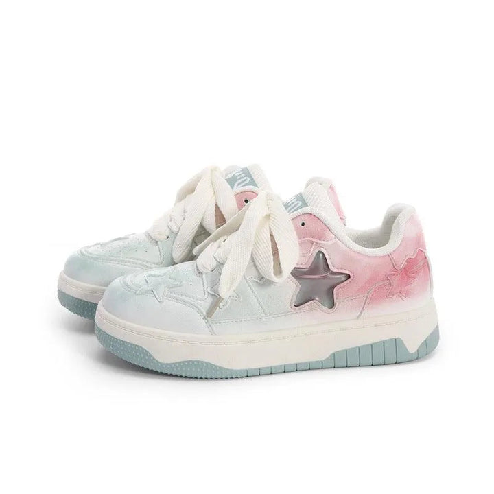 Levoire | Baskets pour femmes avec des variations de couleurs Vert